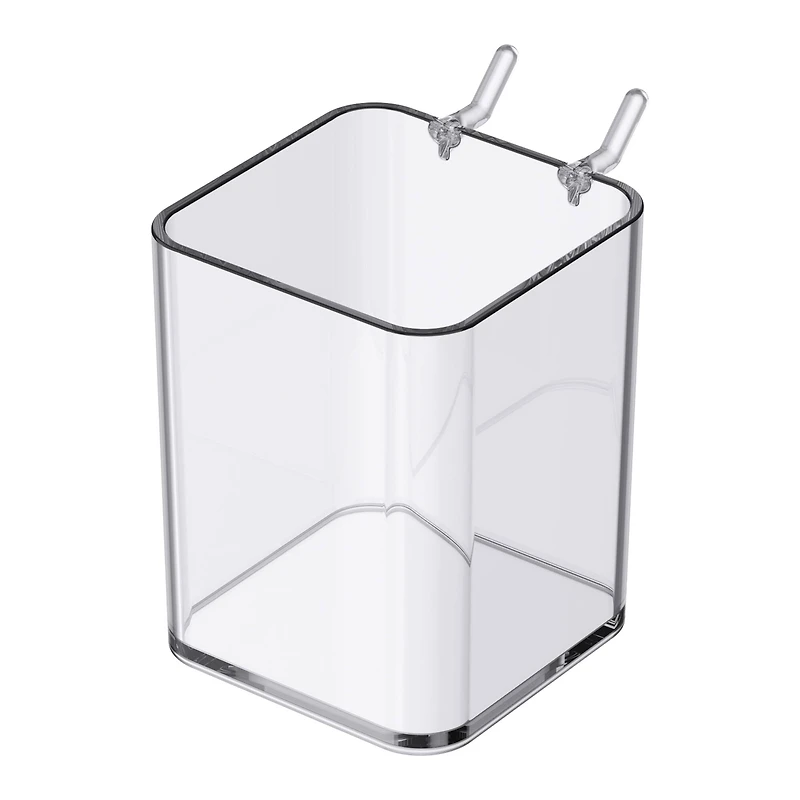 12 Pack: Small Clear Pegboard Storage Bin by Simply Tidy™