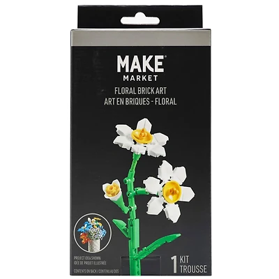 Daffodil Floral Brick Art Kit by Make Market®