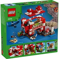 LEGO® Minecraft® The Mooshroom House Island Gamer Kit Toy for Kids 21270