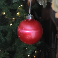 6" Red LED Shatterproof Ornaments, 3ct.