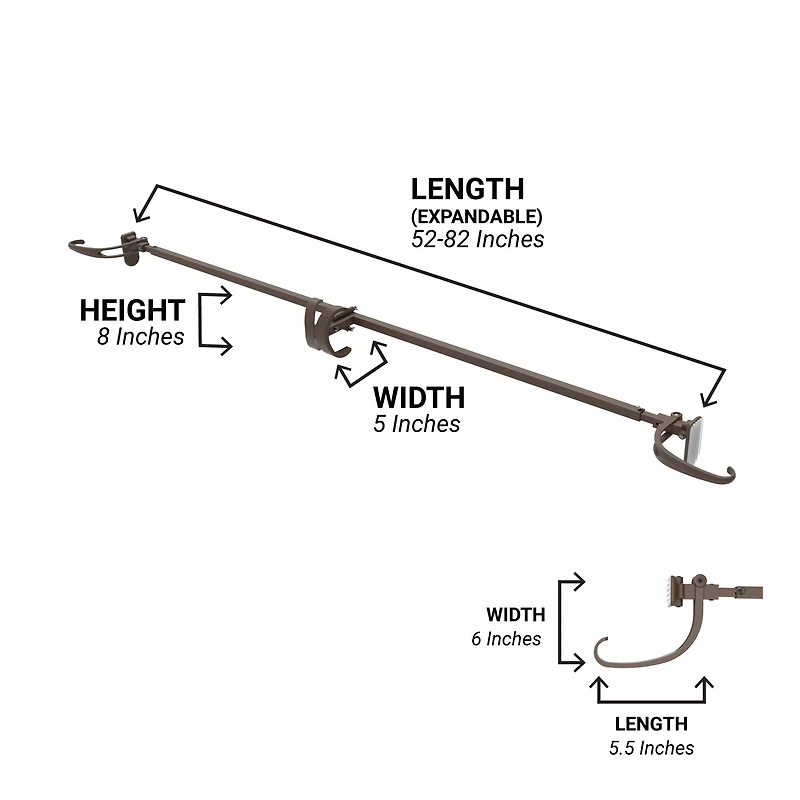 Village Lighting Brown Double Door Garland Hanger