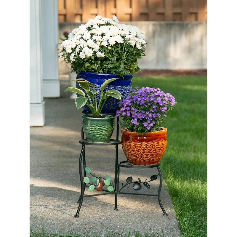 3 Jewel-Tone Flower Pot Set