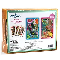 eeBoo Piece & Love Garden of Eden Playing Card Decks