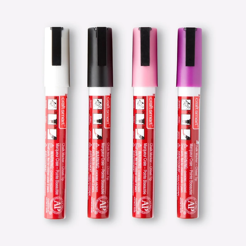 9 Packs: 4 ct. (36 total) Pink & Purple Chalk Marker Set by Craft Smart®