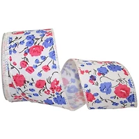 Reliant 2.5'' x 10yd. Wired Rose Garden Ribbon