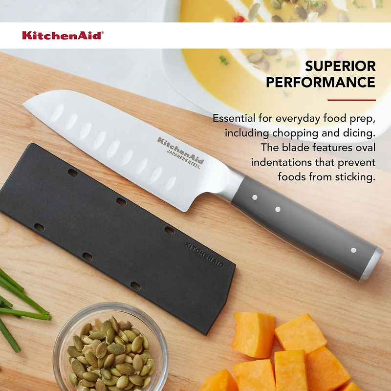 KitchenAid Gourmet 5" Santoku with Sheath