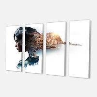 Designart - Double Exposure Woman Portrait