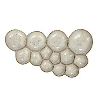 Hello Honey® White Speckled 13-Section Stoneware Dish