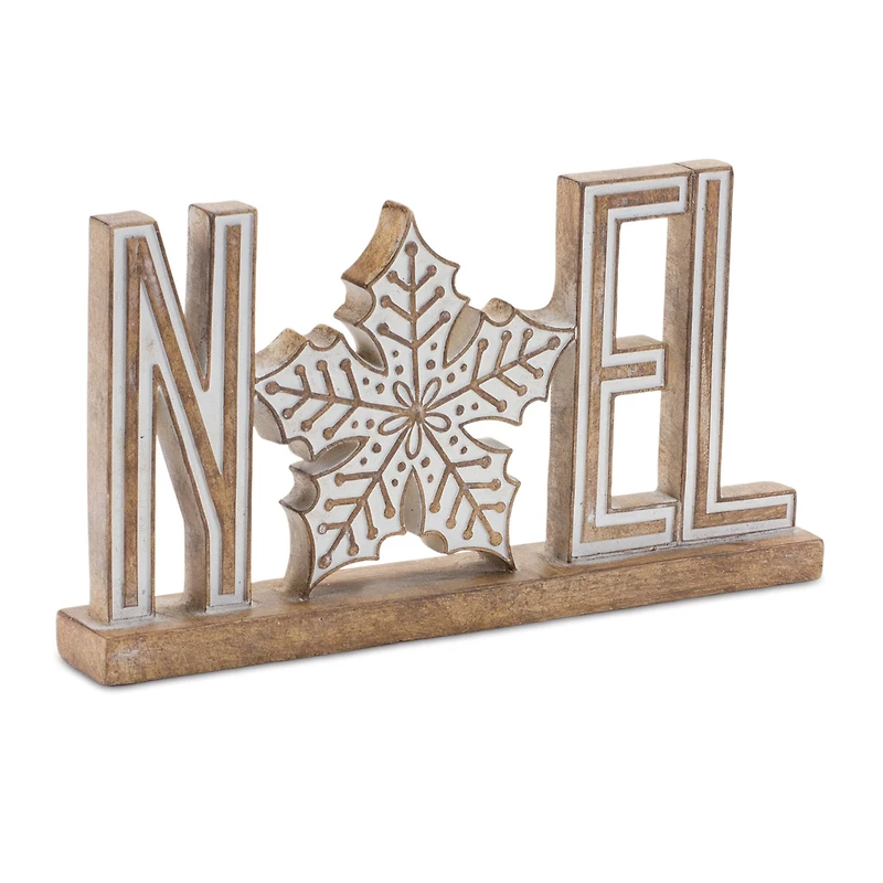 Holiday Joy & Noel Tabletop Décor Set, 8.5" & 6.75"