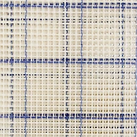 Zweigart® Blue Checked 3.75" Mesh Rug Canvas