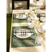 Artichoke Tonal Lattice Print Outdoor  Placemat (Set of 6)