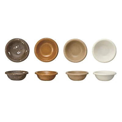 Hello Honey® 5" Earthen Hues Stoneware Bowl Set