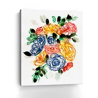 Chalky Blue Yellow II Canvas Giclee