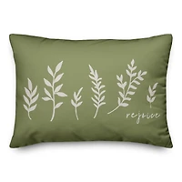 Rejoice Pillow 14" x 20" Throw Pillow
