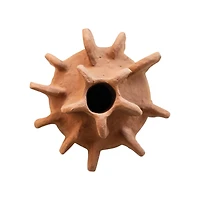 Hello Honey® 14" Caramel Handmade Paper Mache Vase with Curved Design