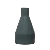 Hello Honey® 9" Slate Blue Ceramic Vase