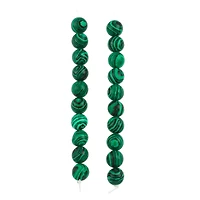 Green Reconstituted Dyed Stone Round Beads by Bead Landing