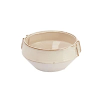 Hello Honey® 9" Ivory Reactive Glaze Stoneware Planter