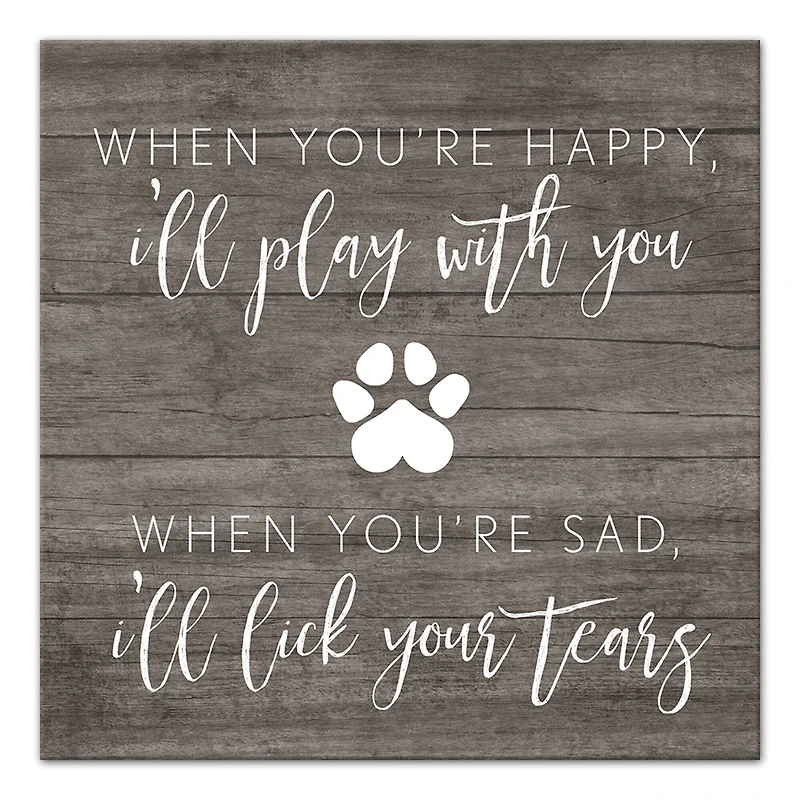 I'll Lick Your Tears Canvas Wall Art