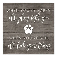 I'll Lick Your Tears Canvas Wall Art