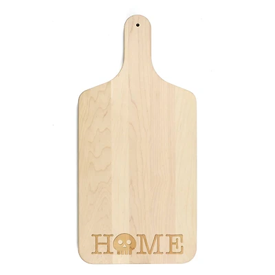 17" Home Skull Maple Paddle Cutting Board