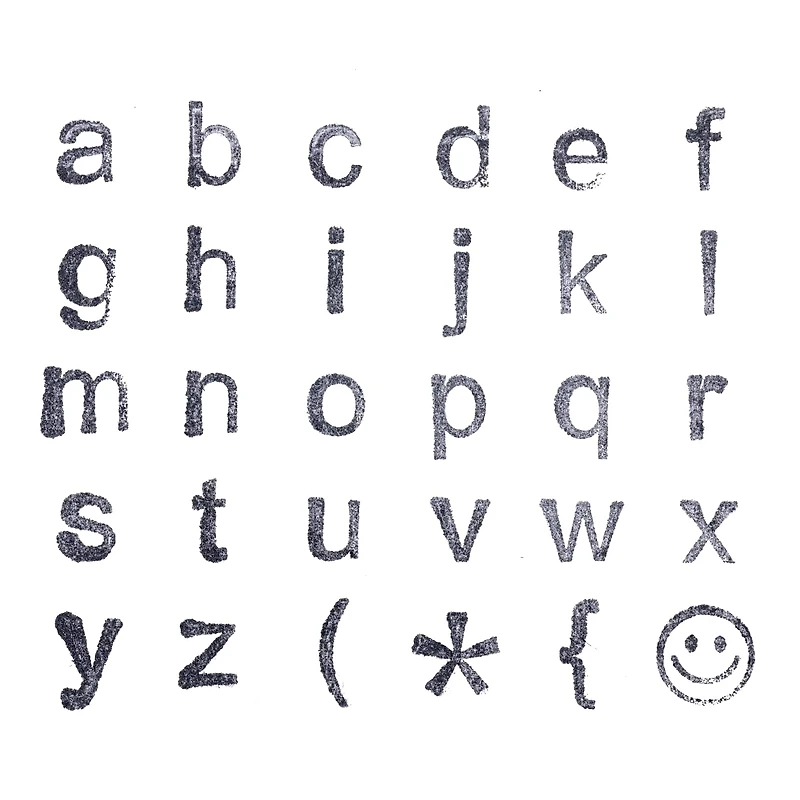 6 Pack: Small Lowercase Alphabet Wood Stamp Set by Recollections™