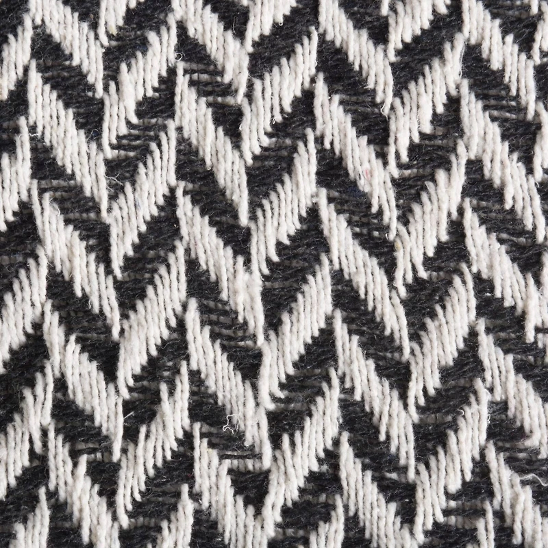 DII® Black Zig-Zag Throw