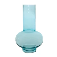 11.75" Blue Glass Vase, 2ct.