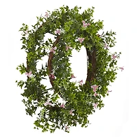 18'' Ivy, Floral & Twig Wreath