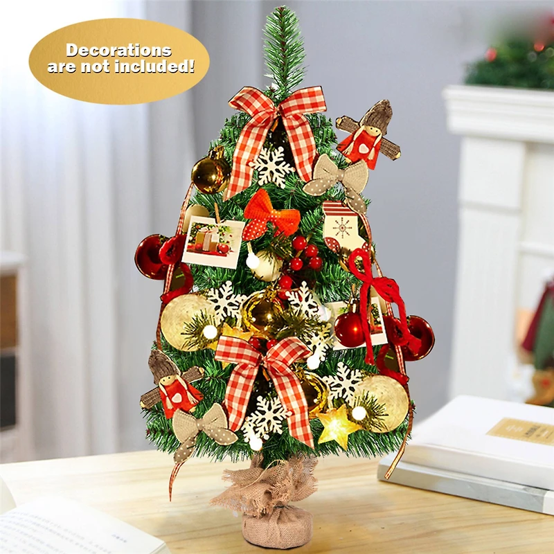 3ft. Unlit Green Pine Artificial Christmas Tree with Burlap Base