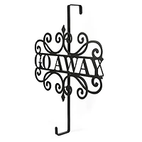 17" Halloween Go Away Wreath Hanger