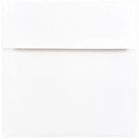 JAM Paper 6" x 6" Square Silver Foil Lined Invitation Envelopes