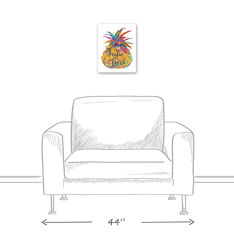 Funky Fresh 11" x 14" Canvas Wall Art