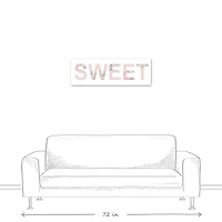 Sweet 36" x 12" Canvas Wall Art