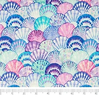 SINGER Pink & Purple Shells Cotton Fabric
