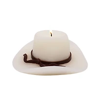 White Cowboy Hat Candle by Ashland®