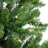 7.5ft. Pre-Lit Chesterfield Spruce Artificial Christmas Tree, Clear Lights