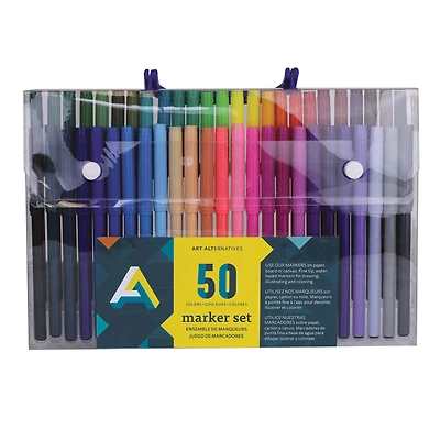 12 Packs: 50 ct. (600 total) Art Alternatives Marker Set