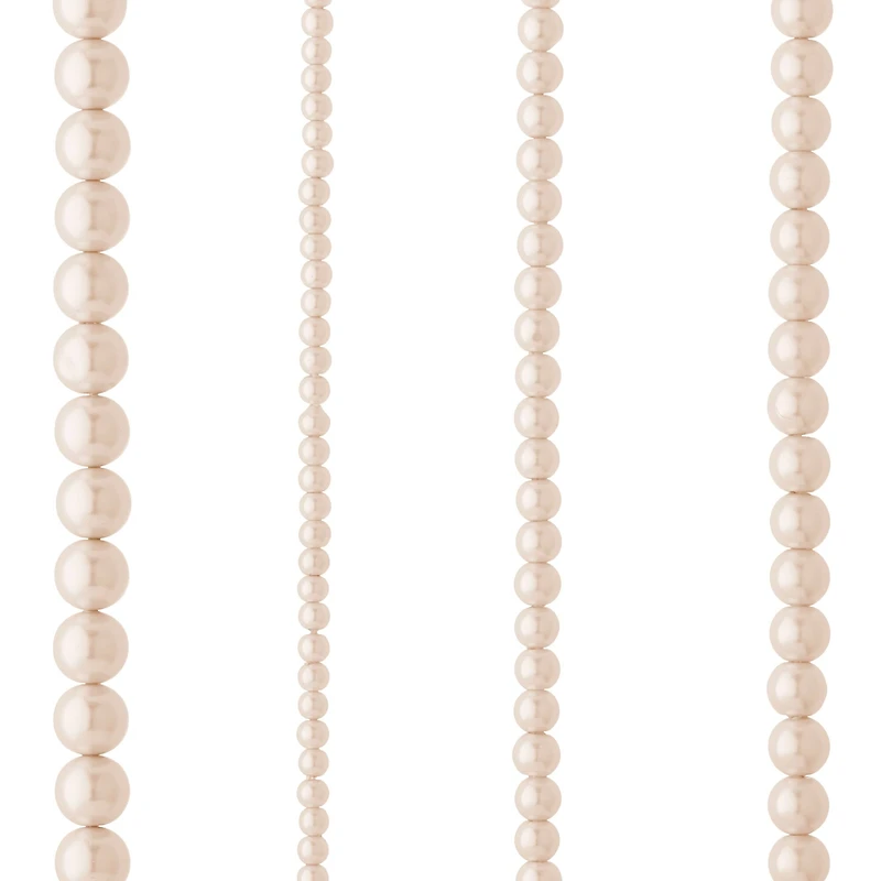 12 Pack: Light Pink Glass Pearl Round Beads by Bead Landing™