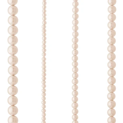 12 Pack: Light Pink Glass Pearl Round Beads by Bead Landing™