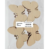 Essentials by Leisure Arts Flat Wood Butterfly, 24ct.