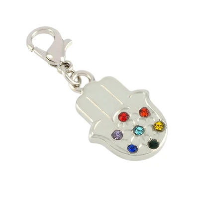 Rhodium Hamsa Charm by Bead Landing™