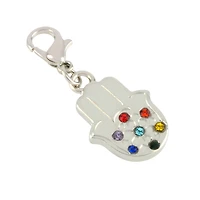 Rhodium Hamsa Charm by Bead Landing™