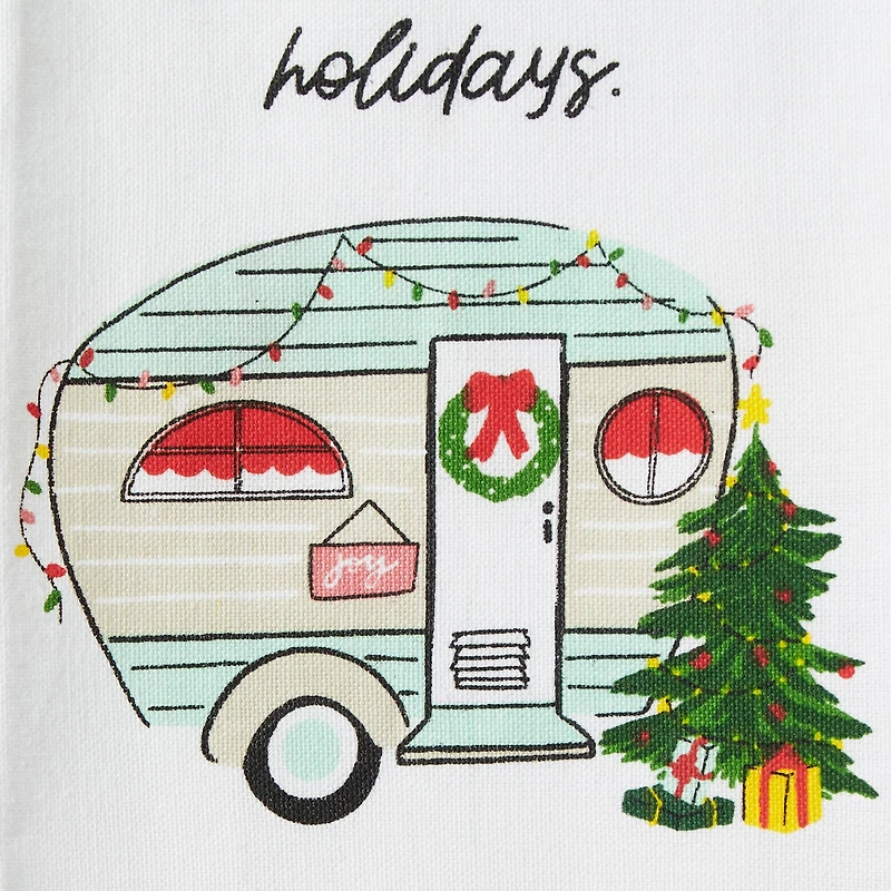 DII® Holidays On Wheels Printed Dishtowel Set