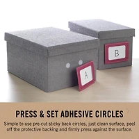 VELCRO® Brand Black Stick 'Em Circles