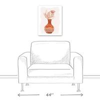 Tall Patterned Vase 16" x 20" Canvas Wall Art