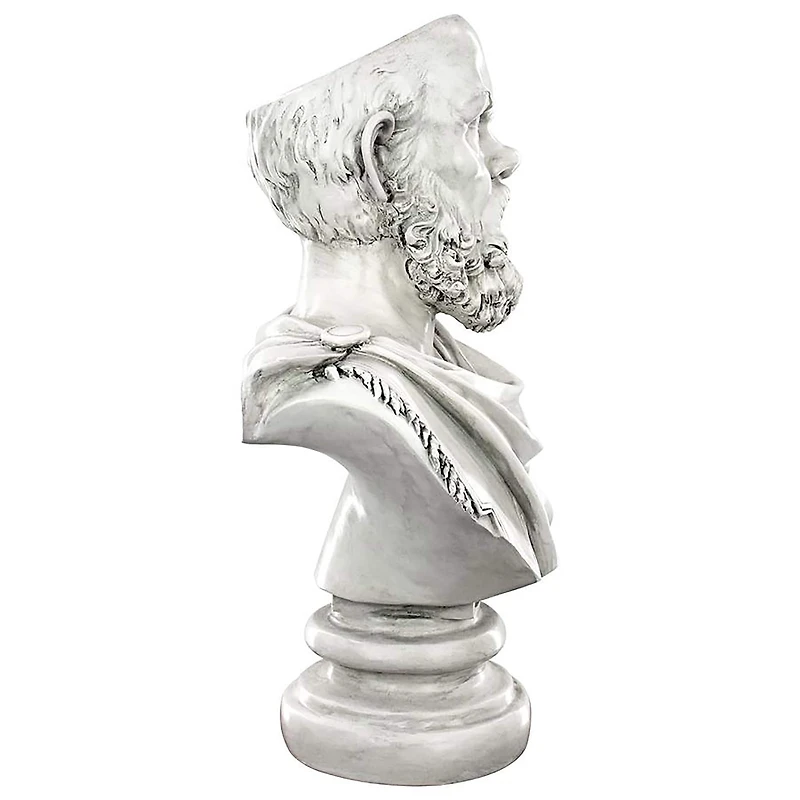 Design Toscano 17.5" Bust Planters of Antiquity Statues The Philosopher Socrates