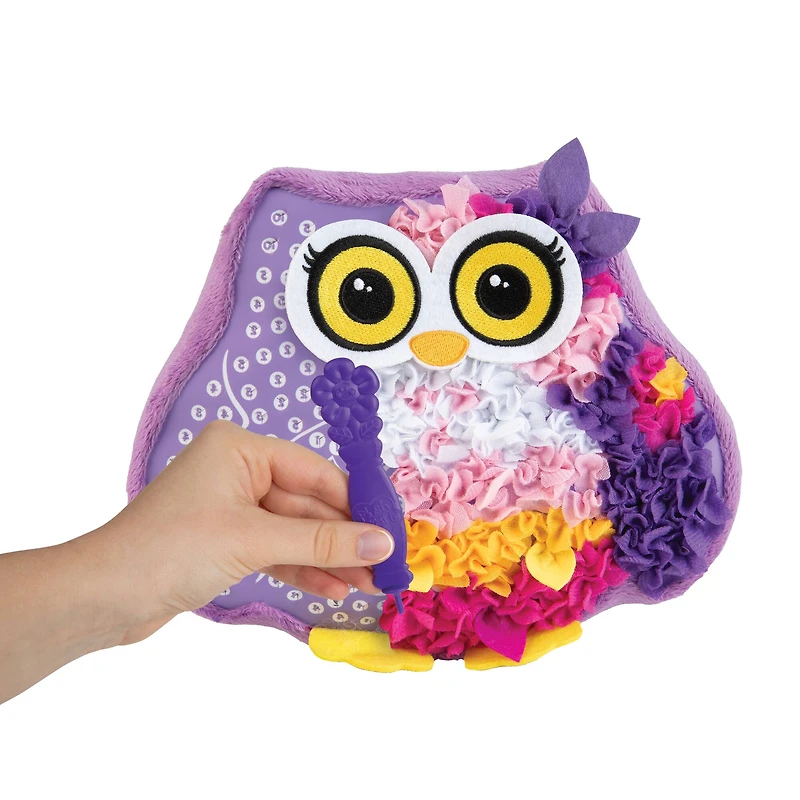 PlushCraft™ Wise Pal Fabric by Number Kit