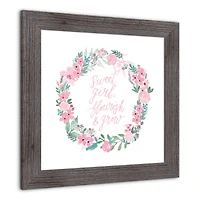 Flourish and Grow Western Framed Print
