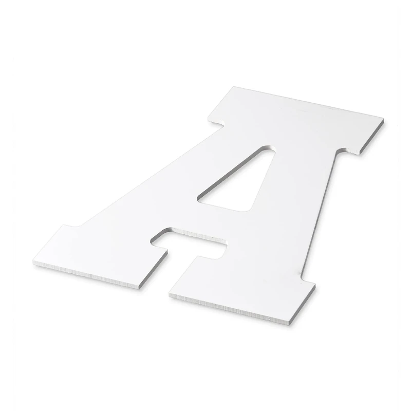 13" White MDF Uppercase Letter by Make Market